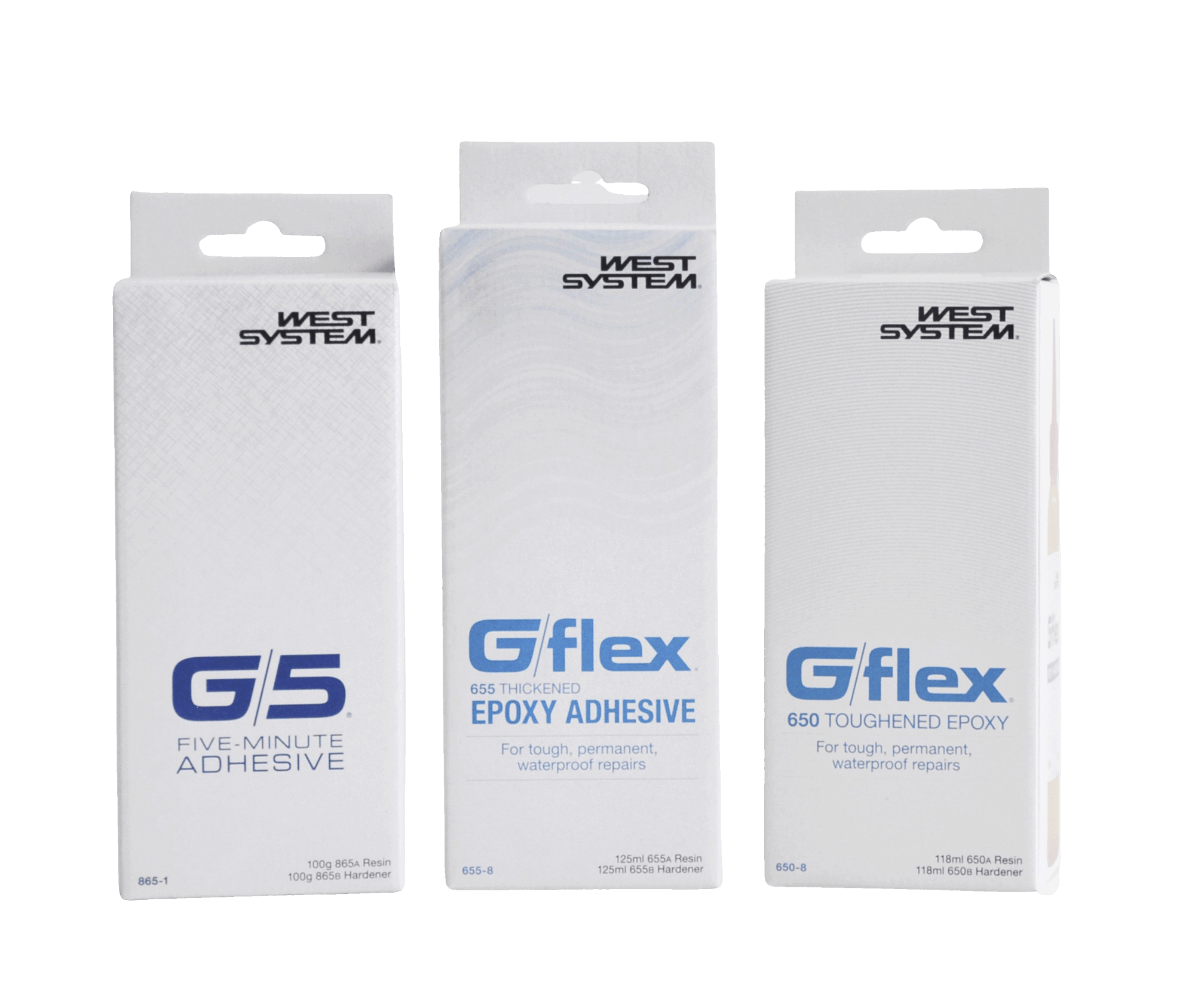 G/Flex Adhesive Epoxy packs